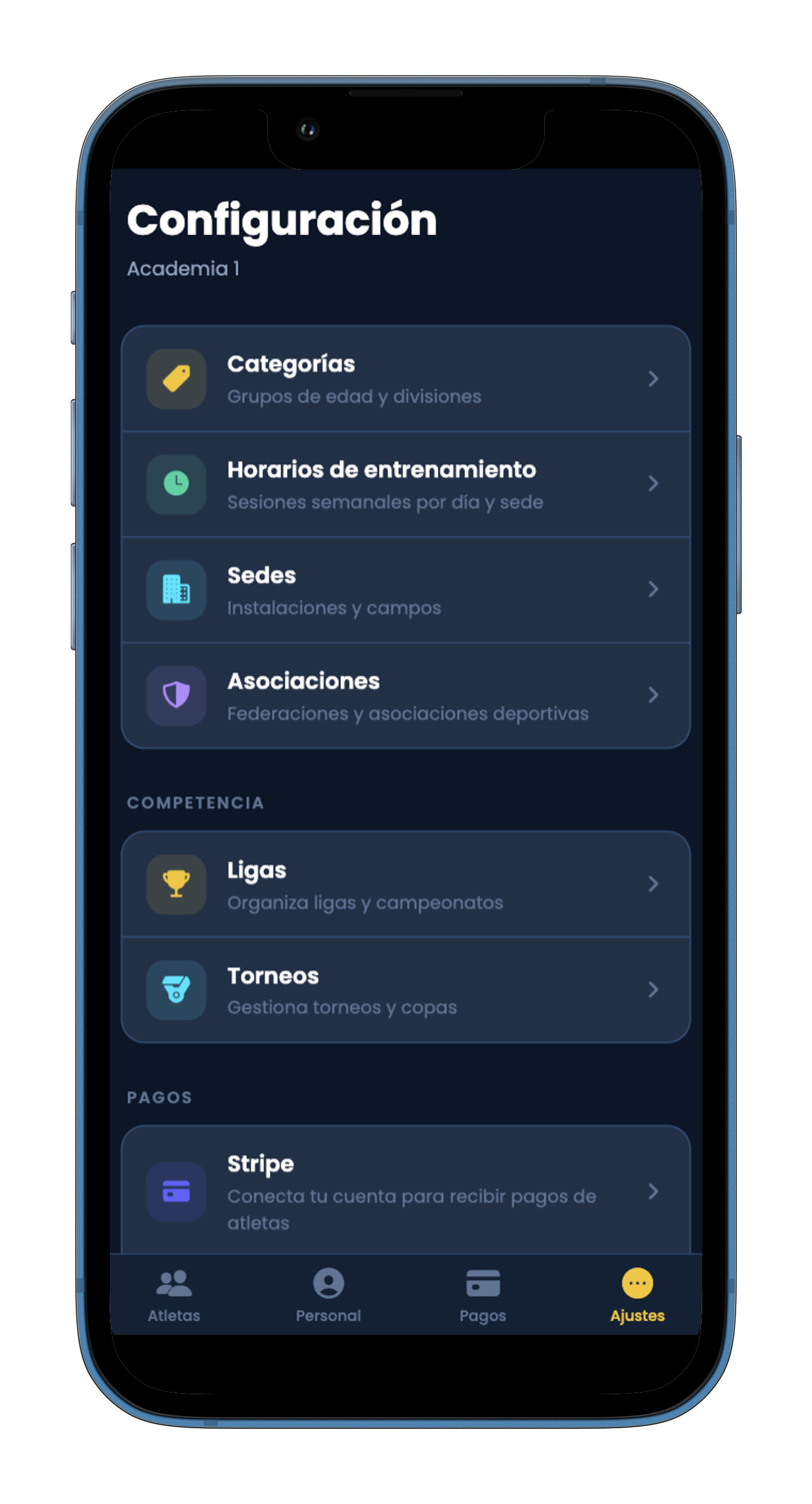 Configuración ATHLIX